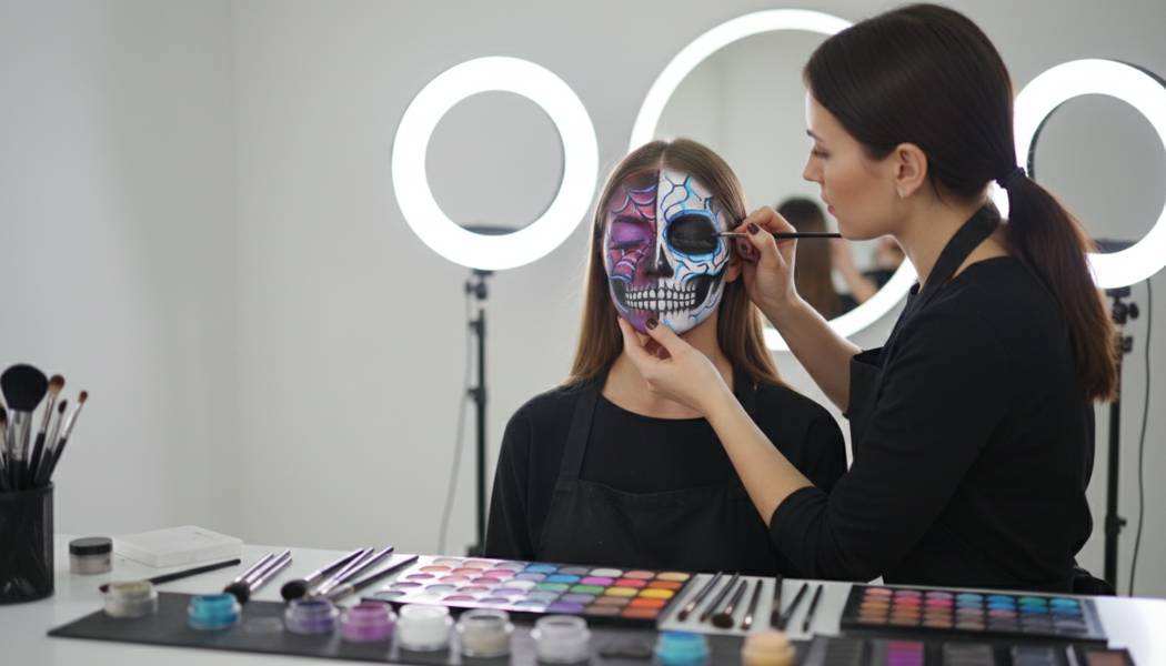 Dịch Vụ Vẽ Mặt Halloween Tại Hóc Môn. Ảnh 1